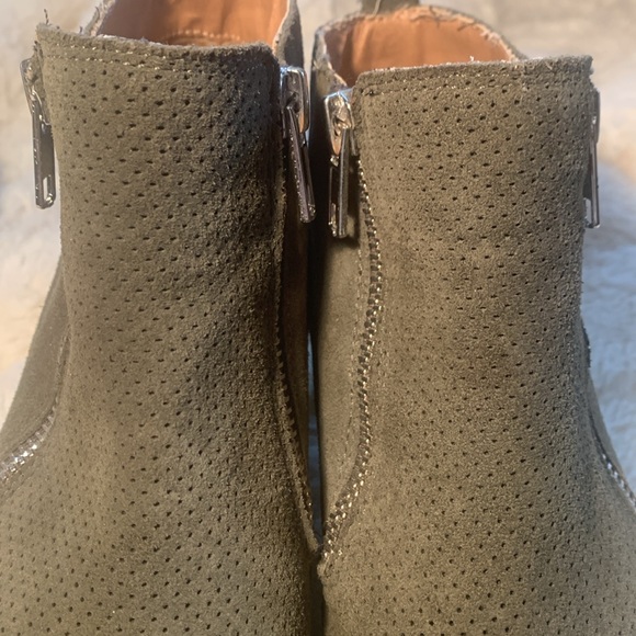 Steve Madden Carlen green suede platform high top 6 - Picture 5 of 8